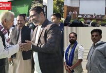 રાષ્ટ્રીય આદિવાસી સંમેલન રાંચીમાં ગુજરાતના આદિવાસી આગેવાનોનું ભવ્ય સ્વાગત..