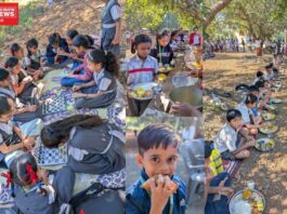 વિદ્યામંદિર શેરીમાળ પ્રાથમિક શાળા ધરમપુરમાં વન ભોજનનો કાર્યક્રમ સફળતાપૂર્વક સંપન્ન..