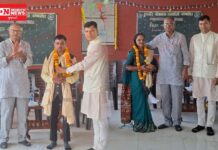 આશ્રમશાળા સામરપાડાના બે કર્મનિષ્ઠ શિક્ષકોનો યોજાયો વિદાયમાન સમારંભ..