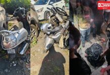 રાનકુવા પોલીસ ચોકીના નાક નીચે બુટલેગરો બન્યા બેફામ.. અકસ્માતમાં રસ્તા પર દારૂની રેલમછેલ.