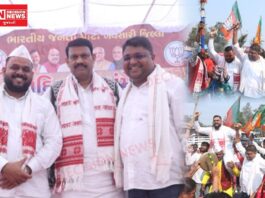 વાંસદા ગાંધી મેદાન બન્યું ભાજપના ભવ્ય અભિવાદન અને આદિવાસી સંમેલનનું સાક્ષી..