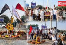 વ્યારા આદિવાસી સાંસ્કૃતિક સર્કલના ઉનાઈ નાકા પર કરાઈ ગામદેવની પુંજ વિધિ..