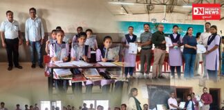 સંકલ્પ કોમ્પ્યુટર સેન્ટર નાનાપોંઢા દ્વારા સેવા અને સામાજિક જવાબદારીના ભાગરૂપે શિક્ષણકીટનું વિતરણ..