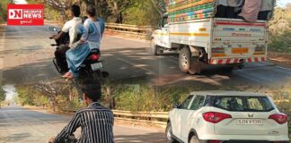 વાંસદા-ધરમપુરમાં ખાનપુર આંબતલાટ પાસે નાનું પુલિયું બેસી જતાં અકસ્માતનો ભય: NH-56 તંત્રની નિષ્ક્રિયતા..!