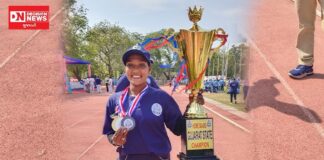 વાંસદા હોમગાર્ડ યુવતી સારા ગાયનએ એથ્લેટિક્સમાં રાજ્યકક્ષાએ ડંકો..