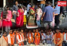 ચૈત્ર નવરાત્રી નિમિત્તે પારનેરા ડુંગર પર માતાજીના ભક્તો માટે તાલુકા યુવા મોરચા દ્વારા નિશુલ્ક છાસ વિતરણ કાર્યક્રમ..