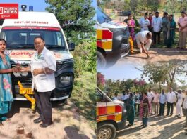 ધરમપુરના કરજવેરી ગ્રામ પંચાયતમાં 108 ઇમર્જન્સી એમ્બ્યુલન્સ સેવાનો શુભારંભ: આસપાસના ગામડાઓના દર્દીઓને મળશે સુવિધા