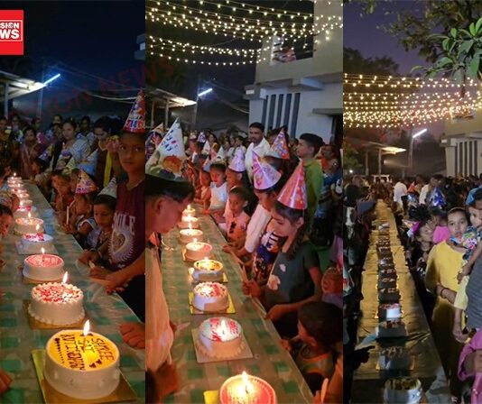 નવસારી દેગામ સાંઈ કુટિર ખાતે પંકજ પટેલ દ્વારા ગરીબ બાળકો પાસે 51 કેક કપાવી રામનવમીની ઉજવણી..