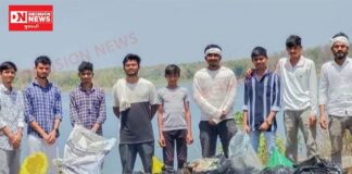માંડવીના ઈસર ડેમ પર યુવાઓનું સ્વચ્છતા અભિયાન: પર્યાવરણ સુરક્ષા માટે પ્રેરણાદાયી પહેલ