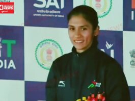 માંડવીની મયુરી ગામીતે ખેલો ઈન્ડિયા ટ્રાઈબલ ગેમ્સ 2026 માં લાંબી કુદમાં જીત્યો બ્રોન્ઝ મેડલ..