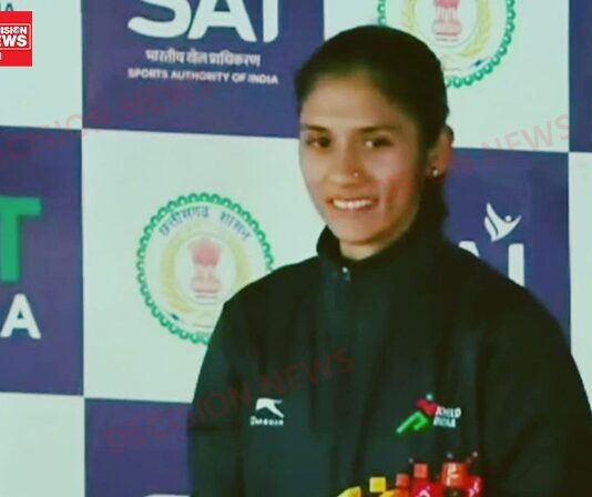 માંડવીની મયુરી ગામીતે ખેલો ઈન્ડિયા ટ્રાઈબલ ગેમ્સ 2026 માં લાંબી કુદમાં જીત્યો બ્રોન્ઝ મેડલ..