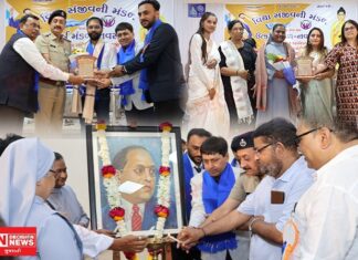 ડો.બાબાસાહેબ આંબેડકરની 136 મી જન્મજયંતી નિમિતે નવસારી ખાતે જાતિ મુક્ત ભારતના સમતા સન્માન સમારંભ..