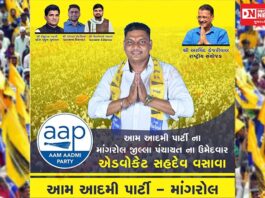 માંગરોળ જિલ્લા પંચાયત બેઠકમાં રાજકીય ગરમાવો: આપ ઉમેદવારને તડીપાર નોટિસથી વિવાદ..