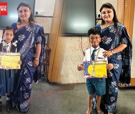 ખેરગામના નિદિવા અને દિવમે નેશનલ ટેલેન્ટ ઓલીમ્પયાડમા રાજય સ્તરે ઉત્કૃષ્ટ પ્રદર્શન કરી મેળવ્યો એવોર્ડ..