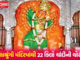 સપ્તશ્રુંગી દેવી મંદિરમાંથી બાવીસ કિલો ચાંદીની થઇ ચોરી.. ટ્રસ્ટના જ જાણકાર વ્યક્તિ પર શંકાના વાદળો