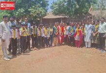 આશ્રમ શાળા સમરપાડામાં યોજાયો ધોરણ 8 ના વિદ્યાર્થીઓનો ભાવભીનો વિદાય સમારંભ..