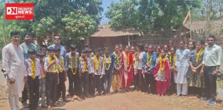 આશ્રમ શાળા સમરપાડામાં યોજાયો ધોરણ 8 ના વિદ્યાર્થીઓનો ભાવભીનો વિદાય સમારંભ..