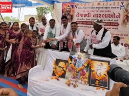 અરેઠ, માંડવી અને માંગરોળ તાલુકાના તડકેશ્વરમાં વસાવા સમાજ દ્વારા તેજસ્વી વિદ્યાર્થીઓનું સન્માન, નોટબુક-દફતરનું વિતરણ