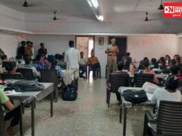 DYSP બી.કે. વનારે માંગરોળના વાંકલ ગામમાં સ્પર્ધાત્મક પરીક્ષાના વિદ્યાર્થીઓને આપ્યું માર્ગદર્શન