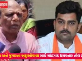 નર્મદાના ભાજપ પ્રમુખ નીલ રાવની દારૂ અને જુગારના અડ્ડાઓવાળા સાથે સાંઠગાંઠ છે : પદેથી હટાવવાની માંગ: મનસુખ વસાવા