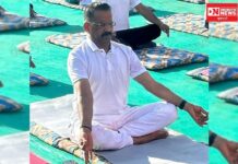 આંતરરાષ્ટ્રીય યોગ દિવસે નાનાપોંઢામાં તાલુકા કક્ષાનો ધારાસભ્ય જીતુ ચૌધરીની ઉપસ્થિતિમાં યોજાયો યોગ કાર્યક્રમ