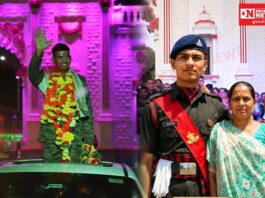 અગ્નિવીર તાલીમ પૂર્ણ કરીને ધરમપુરના આદિવાસી યુવા પ્રયાગ પટેલેની વતન વાપસી.. છવાયો ખુશીનો માહોલ
