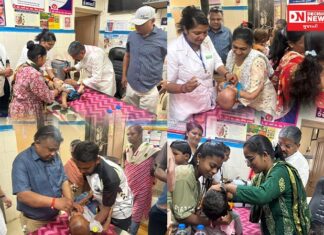 રૂમલામાં પલ્સ પોલિયો અભિયાનનો મંત્રી નરેશ પટેલના હસ્તે શુભારંભ, બાળકોને પીવડાવામાં આવી પોલીયો દવા