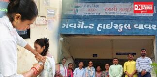 વિદ્યાર્થીઓના સ્વાસ્થ્ય માટે મહત્વપૂર્ણ પહેલ: કપરાડાની સરકારી માધ્યમિક શાળા વાવરમાં રસીકરણ અને આરોગ્ય