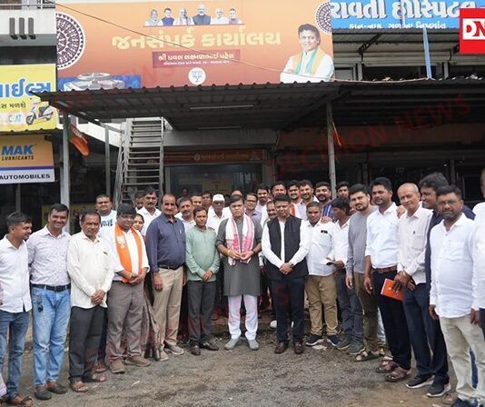 ભાજપ પ્રદેશ સંગઠન મહામંત્રી રત્નાકરજીની વાંસદાની મુલાકાત: સંગઠન મજબૂત કરવા અને જનસંપર્ક વધારવા કાર્યકરોને આપ્યું માર્ગદર્શન