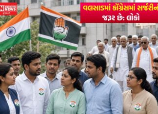 2027ની વિધાનસભા ચૂંટણી પહેલાં વલસાડ કોંગ્રેસમાં સર્જરીની જરૂર છે, ઘરડાં નેતાઓનું સ્થાન યુવાઓને આપો: લોક અવાજ