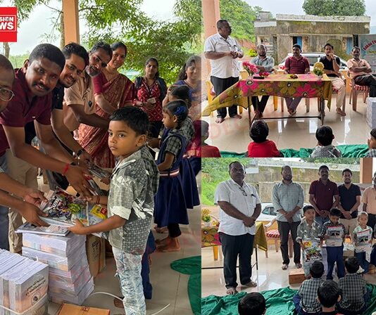 વાંસદાના ઘોડમાળ ખાતે કુકણા એન્જિનિયર્સ ગ્રુપ ટ્રસ્ટ દ્વારા શૈક્ષણિક સામગ્રીનું વિતરણ..