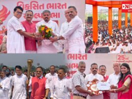 નાનાપોંઢા ખાતે ‘સેવા જ્યોતિ કળશ યાત્રા’ અને ‘વિકસિત ભારત સંકલ્પ સભા’ યોજાઈ