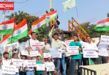 મુખ્ય ચૂંટણી કમિશનર જ્ઞાનેશ કુમારના રાજીનામાની માંગ સાથે નાનાપોંઢામાં ‘આપ’નું વિરોધ પ્રદર્શન: પોલીસે કાર્યકરોની અટકાયત કરી